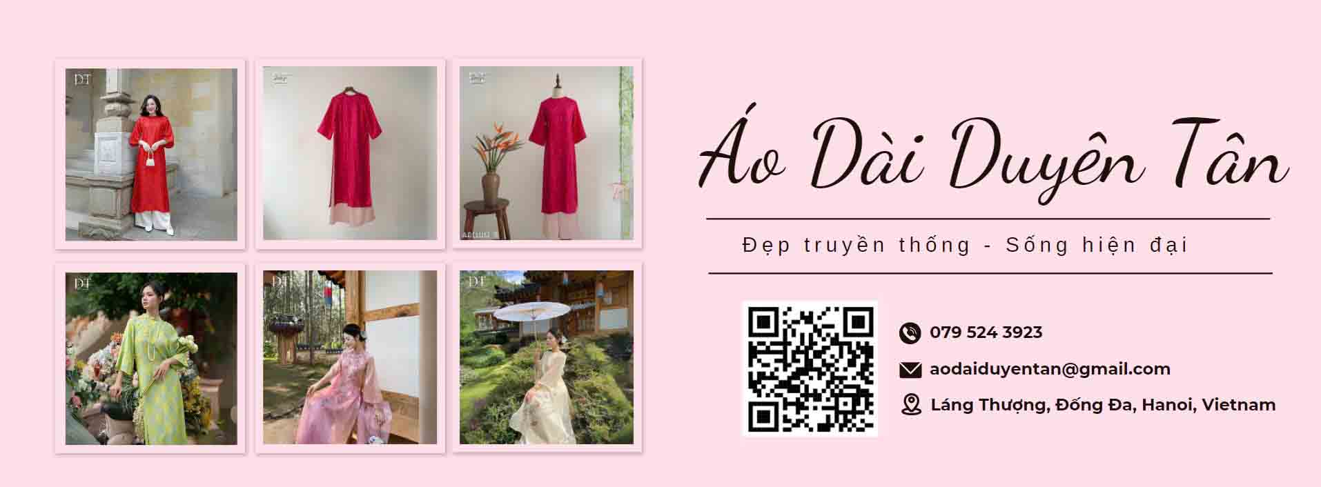 banner áo dài duyên tân