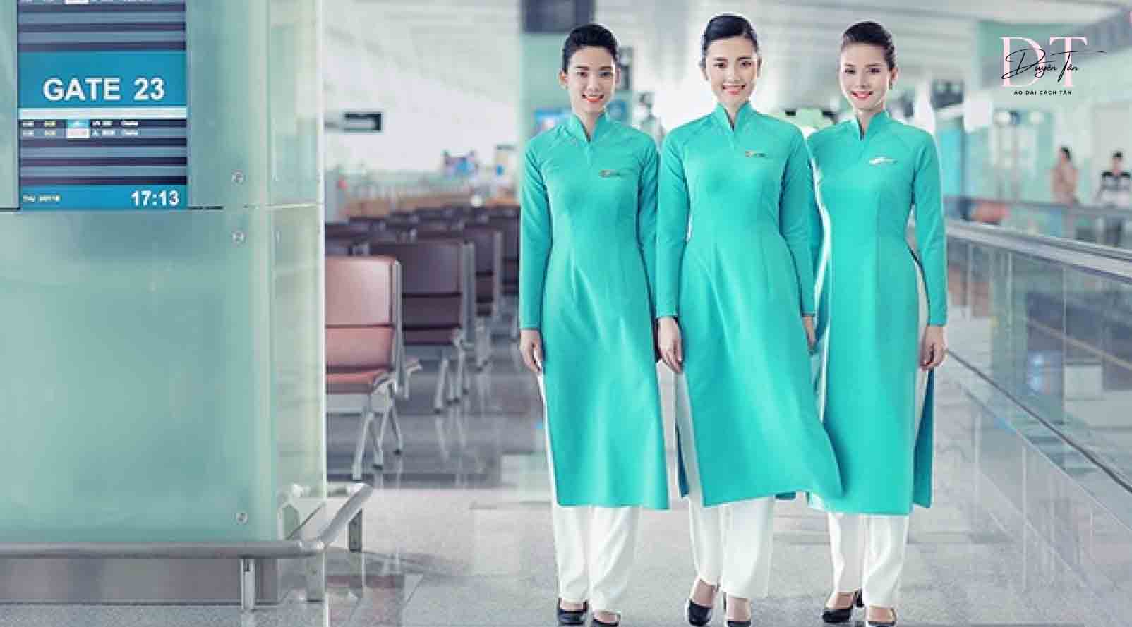 Áo dài vietnam airlines mới 3