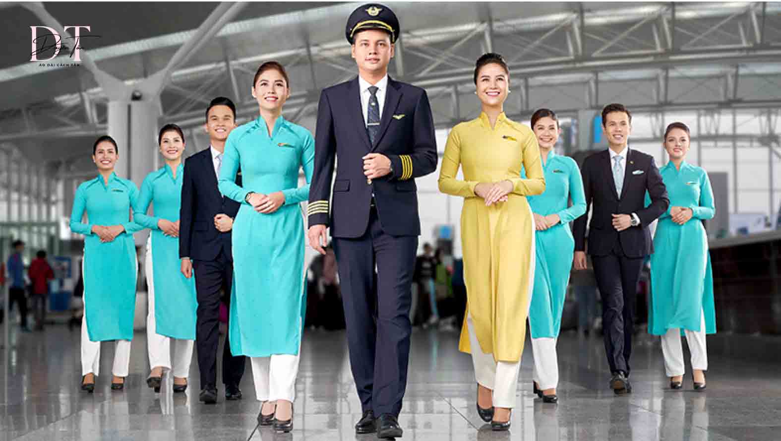 Áo dài vietnam airlines mới 1